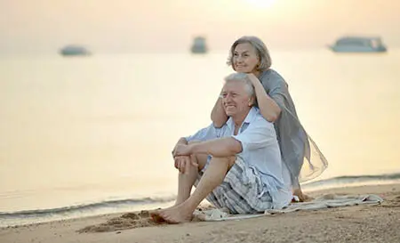 couple on a beach